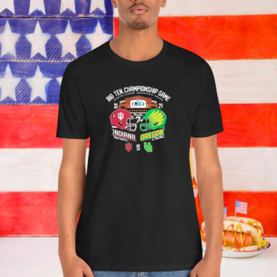 Big Ten Football Championship Game Lucas Oil Stadium Indiana Hoosiers Vs Oregon Ducks Dec 7th 2024 Shirt