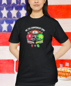 Big Ten Football Championship Game Lucas Oil Stadium Indiana Hoosiers Vs Oregon Ducks Dec 7th 2024 Shirt