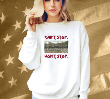 Can’t Stop Won’t Stop 99 Sjp Ostrich Shirt