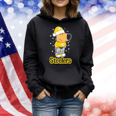 Chill Guy wear Pittsburgh Steelers Christmas Shirt