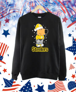 Chill Guy wear Pittsburgh Steelers Christmas Shirt
