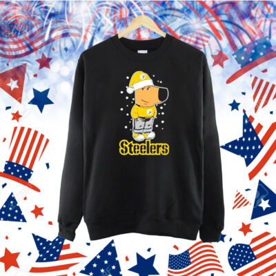 Chill Guy wear Pittsburgh Steelers Christmas Shirt