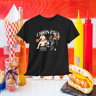 Chris Paul San Antonio Spurs 2nd NBA All-Time Assists Leader Shirt
