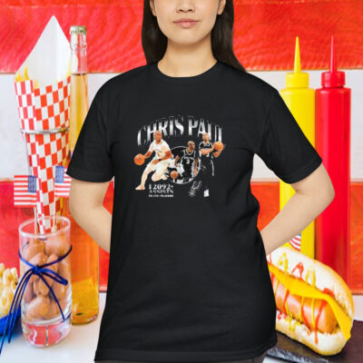 Chris Paul San Antonio Spurs 2nd NBA All-Time Assists Leader Shirt