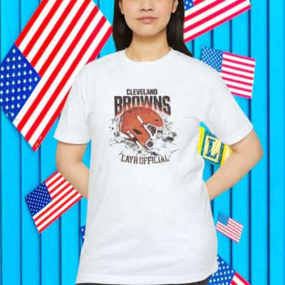 Cleveland Browns Layr Helmet Shirt