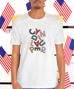 Cyndi Lauper Jumbled Name Shirt