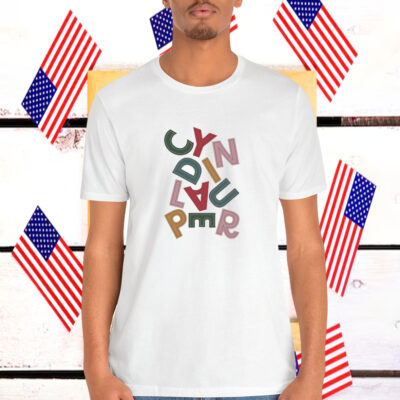 Cyndi Lauper Jumbled Name Shirt