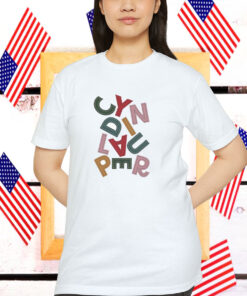 Cyndi Lauper Jumbled Name Shirt