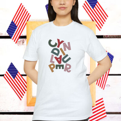 Cyndi Lauper Jumbled Name Shirt