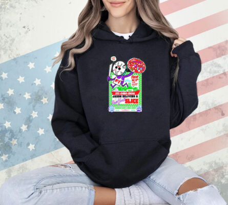 Friday The 13th Part 8 Jason Takes Manhattan Jason Voorhees Delivers A New York Slice Voorhees Gives U More Cheese Shirt