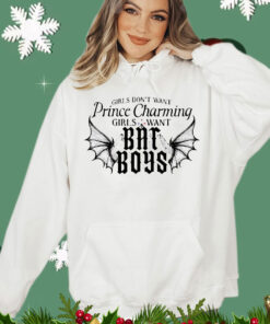 Girls want prince charming girls want bat boys T-Shirt