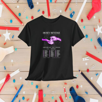 Honey Revenge Daisy Grenade Wolf And Bear Vana Nightlife The Loving And Losing Tour 2025 Shirt