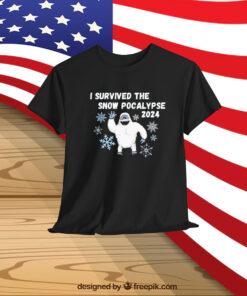 I Survived The Snow Pocalypse 2024 Shirt