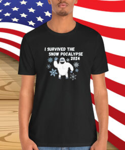 I Survived The Snow Pocalypse 2024 Shirt