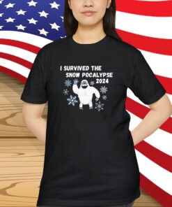 I Survived The Snow Pocalypse 2024 Shirt