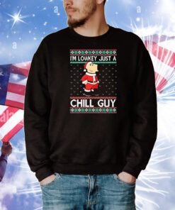 I’m lowkey just a Chill Guy Christmas T-Shirt