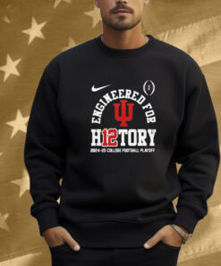 Indiana Hoosiers Engineered For H12tory College Football Playoff Forks Up Shirt
