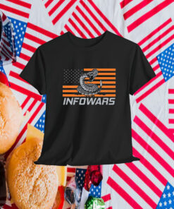 Infowars Snake American Flag Shirt