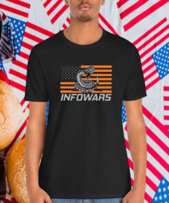 Infowars Snake American Flag Shirt