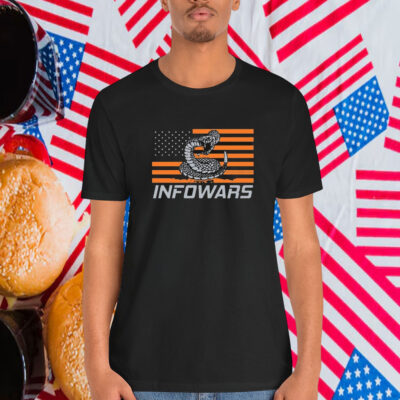 Infowars Snake American Flag Shirt