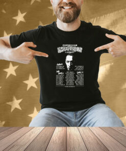 Jack Kays World Tour 2024 Washed Up Dried Out Shirt