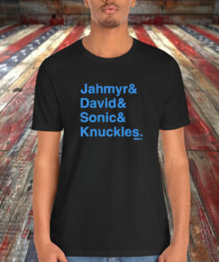 Jahymr Gibbs & David Montgomery Sonic & Knuckles Ampersand Shirt