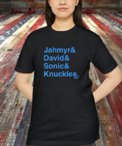 Jahymr Gibbs & David Montgomery Sonic & Knuckles Ampersand Shirt