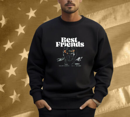 Jalen Hurts And A.J. Brown Best Friends Philadelphia Eagles Philly Shirt