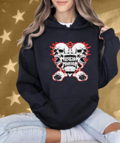 Jared Dines Musician Mansion Skull Tee Shirt