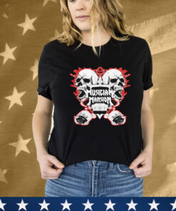 Jared Dines Musician Mansion Skull Tee Shirt