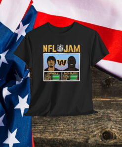 Jayden Daniels And Terry McLaurin Washington Commanders Burgundy NFL Jam Shirt