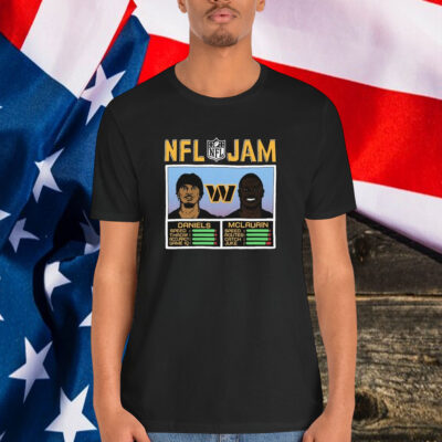 Jayden Daniels And Terry McLaurin Washington Commanders Burgundy NFL Jam Shirt