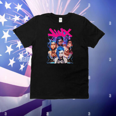 Jinx Arcane League Of Legends vintage T-Shirt