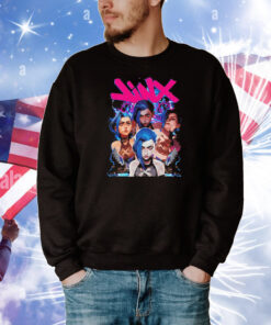 Jinx Arcane League Of Legends vintage T-Shirt