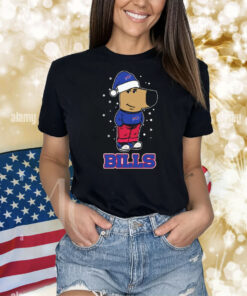 Just A Chill Guy Chill With Buffalo Bills Christmas Shirt