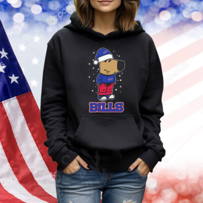 Just A Chill Guy Chill With Buffalo Bills Christmas Shirt