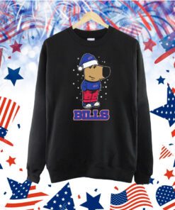 Just A Chill Guy Chill With Buffalo Bills Christmas Shirt