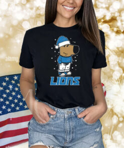 Just A Chill Guy Chill With Detroit Lions Christmas Shirt