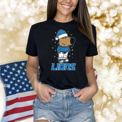 Just A Chill Guy Chill With Detroit Lions Christmas Shirt
