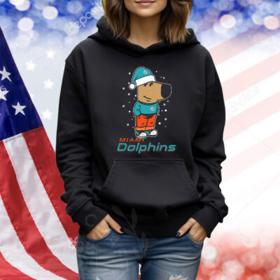 Just A Chill Guy Chill With Miami Dolphins Christmas Shirt