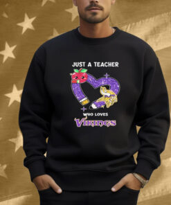 Just A Teacher Who Loves Minnesota Vikings Shirt