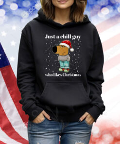 Just a chill guy who likes Christmas Chill guy meme Baseball Shirt