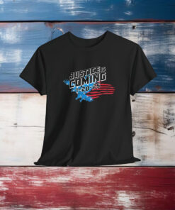 Justice Is Coming 1 20 2025 American Flag Eagle Shirt