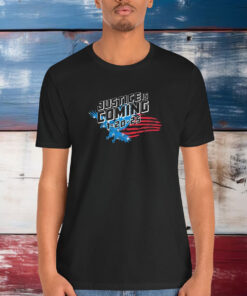 Justice Is Coming 1 20 2025 American Flag Eagle Shirt