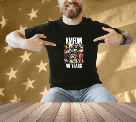 KMFDM 40 Years Anniversary Tour Shirt