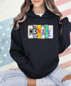 Kanel Joseph Menace License Plate Shirt