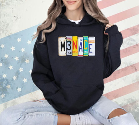 Kanel Joseph Menace License Plate Shirt