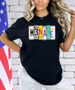 Kanel Joseph Menace License Plate Shirt