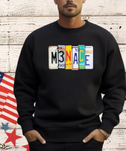Kanel Joseph Menace License Plate Shirt