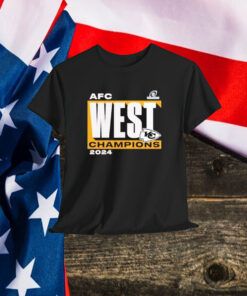 Kansas City Chiefs 2024 AFC West Division Champions Conquer Shirt